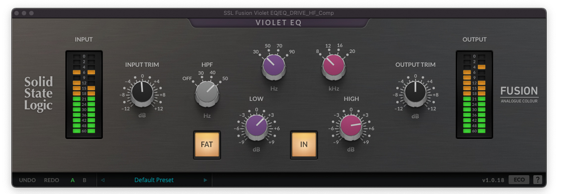 Solid State Logic SSL Fusion Violet-EQ